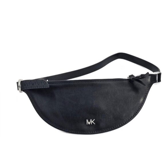 Michael Kors Womens 558817 Hardware Reversible Belt Bag Black Size OS NEW - Picture 2 of 2
